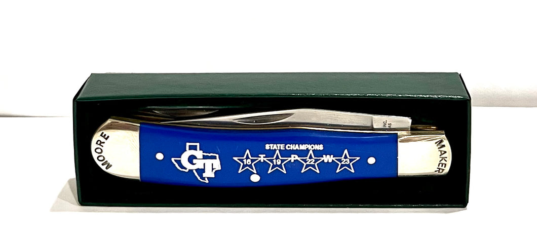 Gunter Tiger Football State Pocket Knife